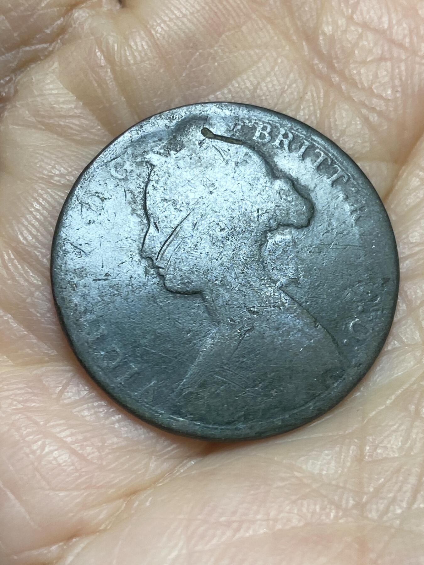 2025年第一百二十五场(总第一百五十一场）外国好品散币(免佣金) 英国🇬🇧1862年半便士(维多利亚女王中年桂冠第二版)