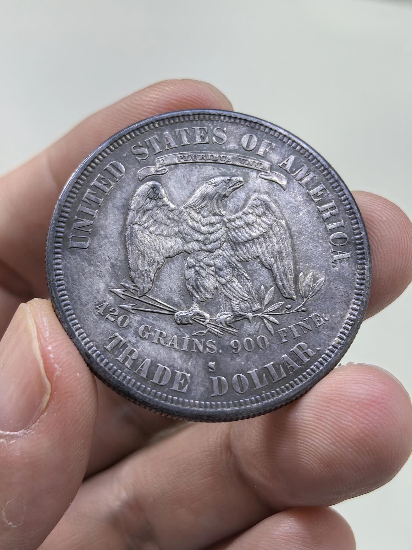 博洋堂“物美丰成”11月精品专场暨第145期（全场包邮） 美国1878年拿花鹰洋 五彩好品 稀少 稀见品相