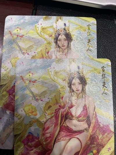 寸草不生拍卖会 第十三期 （ 持续收拍中） - 燎原卡牌 ST-Brush 老师 刷子老师作品 普卡双服饰-宣华夫人