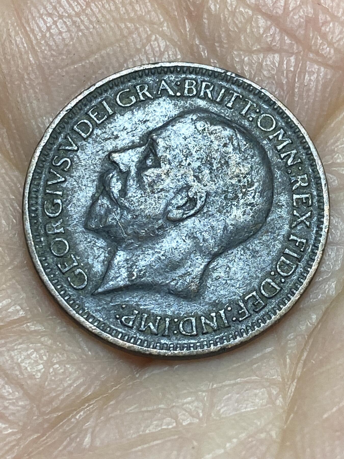 2025年第一百二十五场(总第一百五十一场）外国好品散币(免佣金) 英国🇬🇧1926年1法新(乔治五世第三版，首发年)