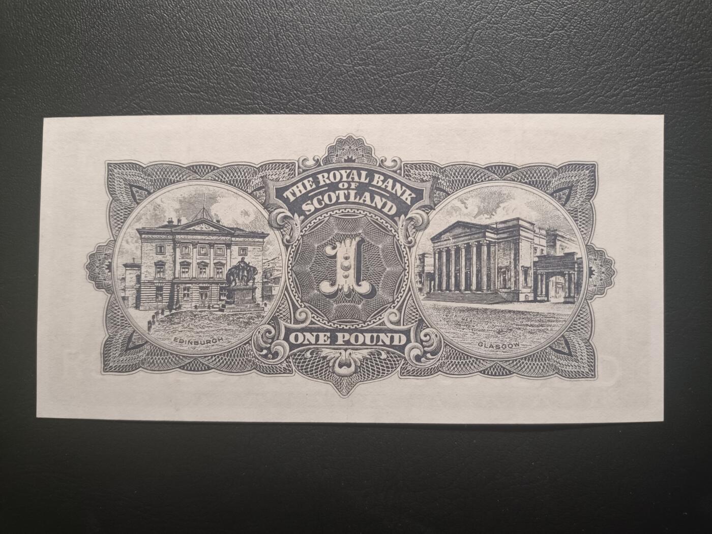 2025十一月第二期，总第200期 苏格兰皇家银行1965年UNC-无47，不列颠女神和拿花女神/爱丁堡和格拉斯哥的分行