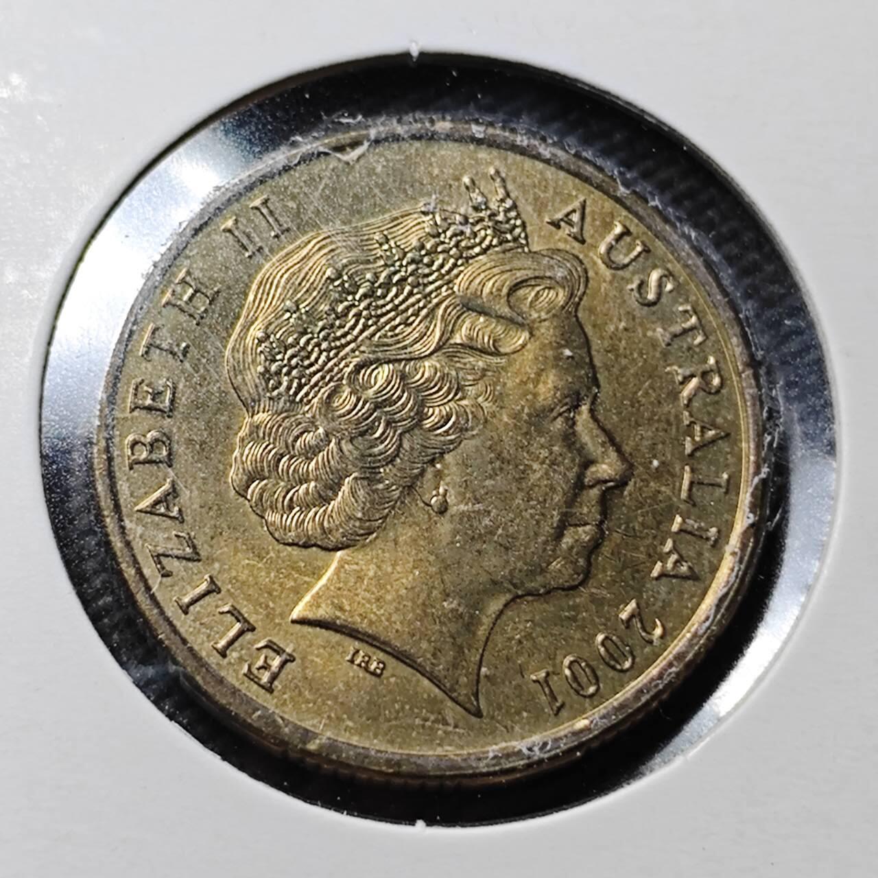 KK钱币收藏小铺  第365场  2月预留时间 周末发货  澳大利亚1元纪念币 好品