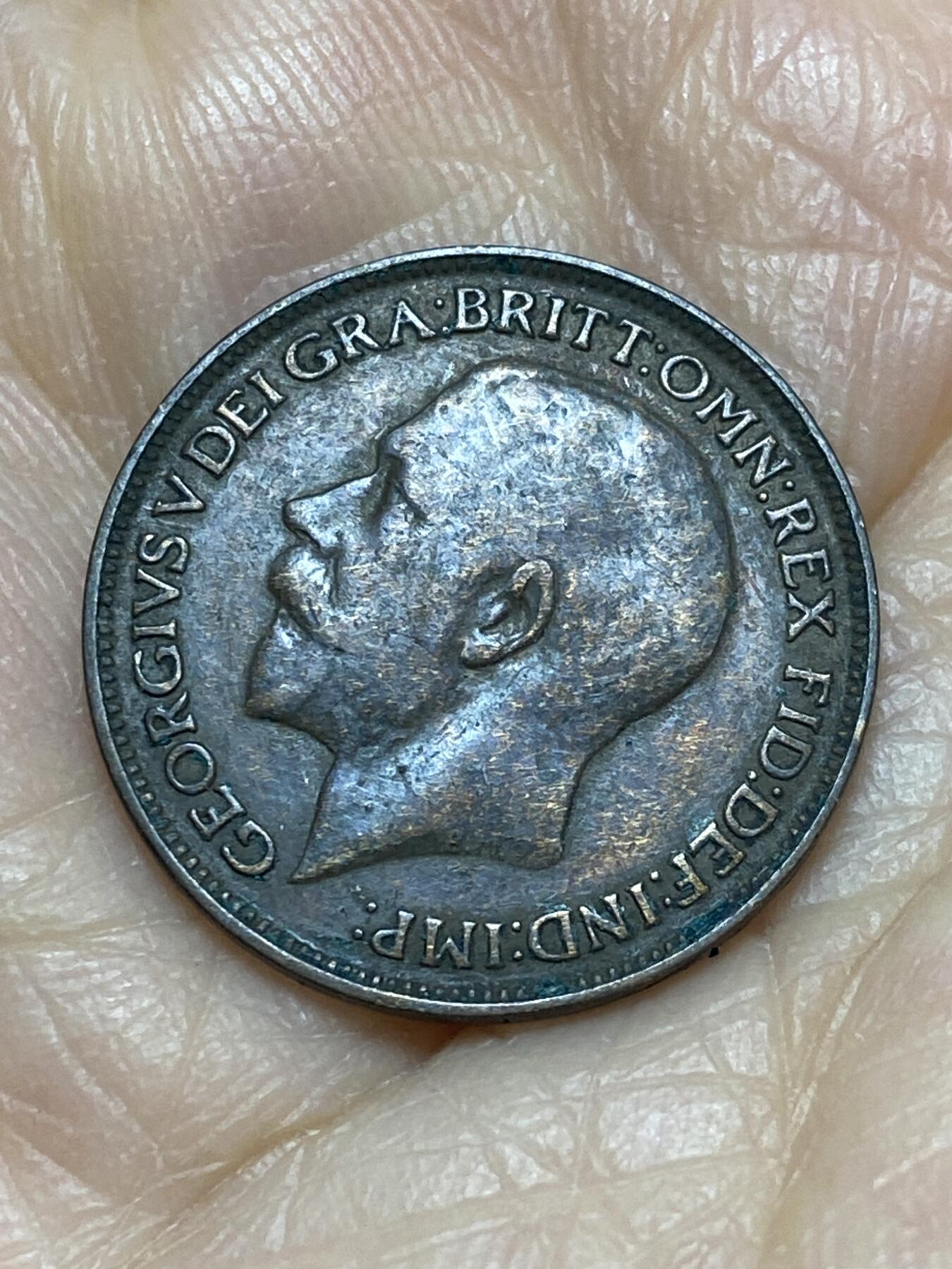 2025年第一百二十四场(总第一百五十场）外国好品散币(免佣金) 英国🇬🇧1925年1法新(乔治五世第二版，关门年)