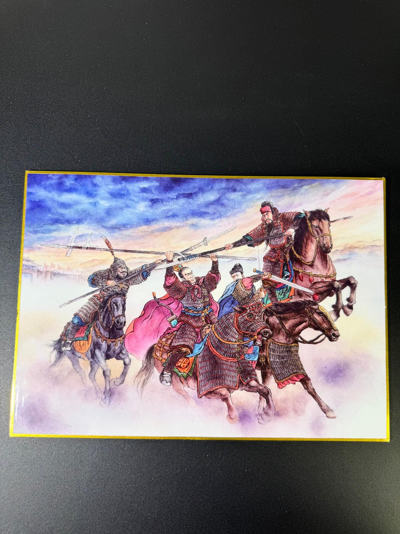 NO.15 好又多金牌大场，双11狂欢继续！每周一站式配齐，方便凑单！（周6晚8点截拍，卖家送拍0抽成！） 【4/12编亲签】山河潮玩 侠哥亲签 三英战吕布 A4色纸大卡