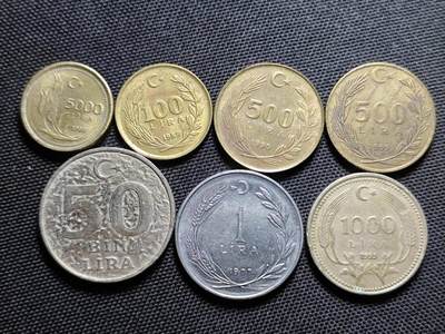 KK钱币收藏小铺  第365场  2月预留时间 周末发货 -  土耳其一组20枚