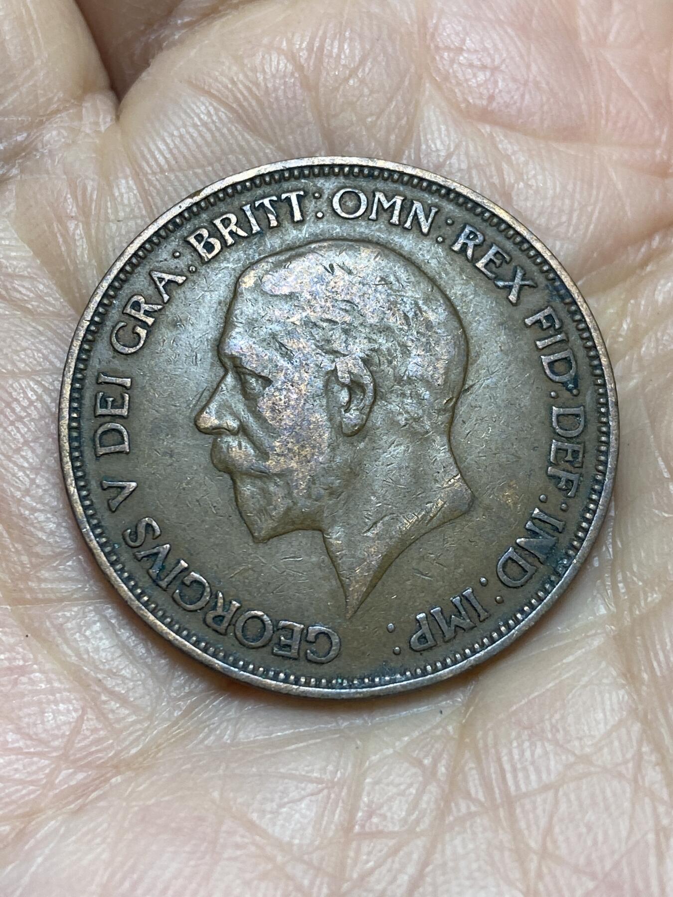 2025年第一百二十五场(总第一百五十一场）外国好品散币(免佣金) 英国🇬🇧1936年1便士(乔治五世逝世年，第一版关门年)