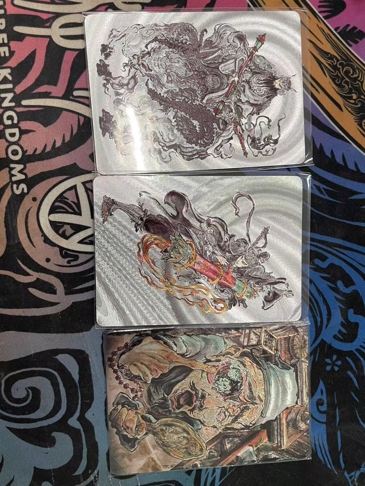 寸草不生拍卖会 第十三期 （ 持续收拍中） 沈鑫 封神  粗闪裸卡 3张