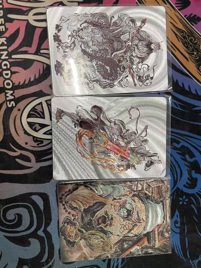 寸草不生拍卖会 第十三期 （ 持续收拍中） - 沈鑫 封神  粗闪裸卡 3张