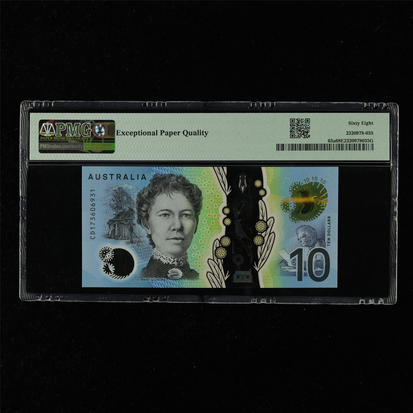 【亘邦集藏】第216期拍卖 2017年 澳大利亚10元 PMG 68EPQ CD173606931