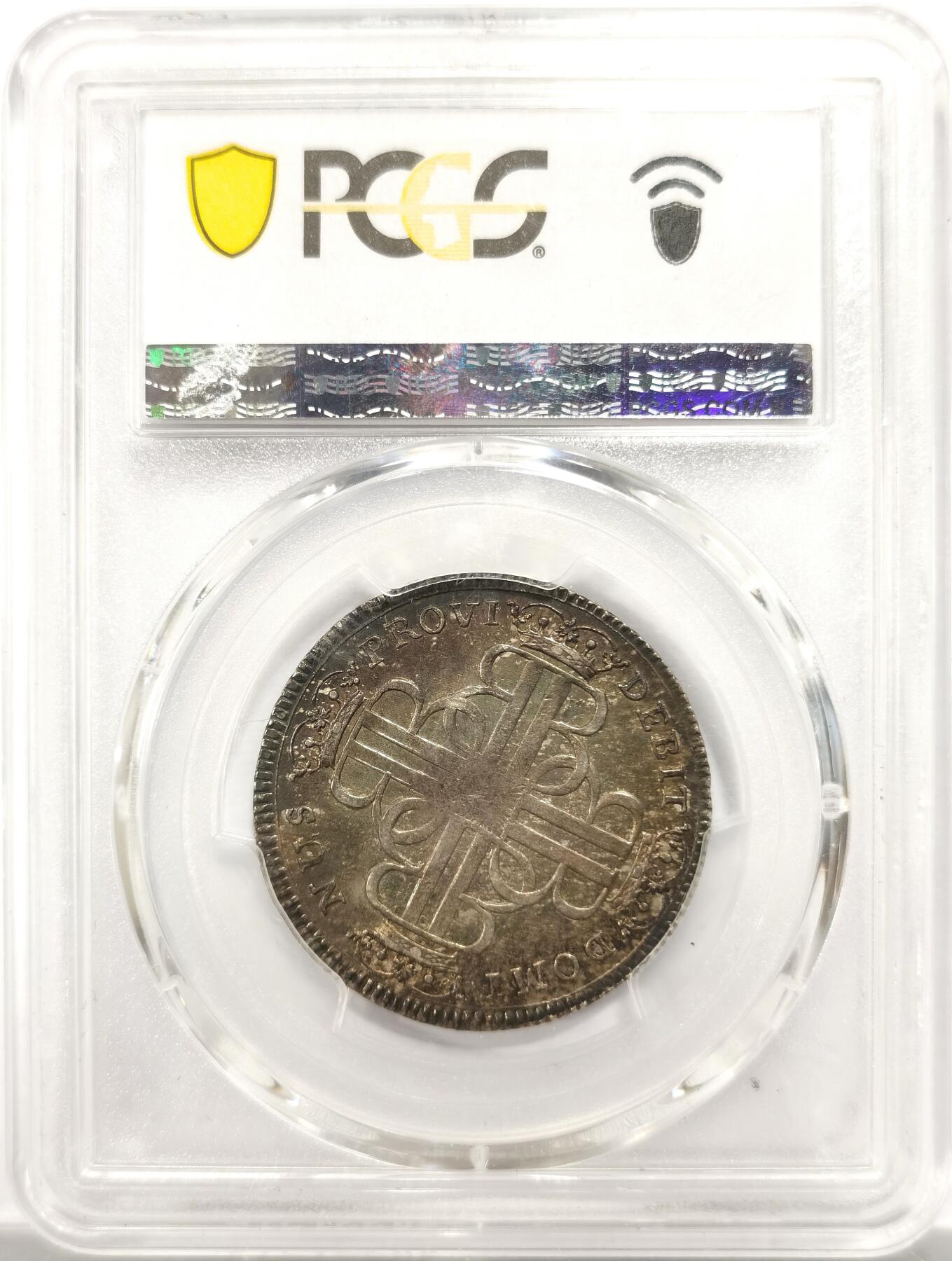 博洋堂“物美丰成”11月精品专场暨第145期（全场包邮） PCGS AU55 瑞士伯尔尼1774年小熊1/4泰勒银币，仅有3枚更高分