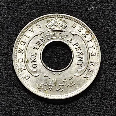 【全场包邮】纯粹捡漏拍474场（免费代拍第11场） - 英属西非1950年乔治六世1/10便士