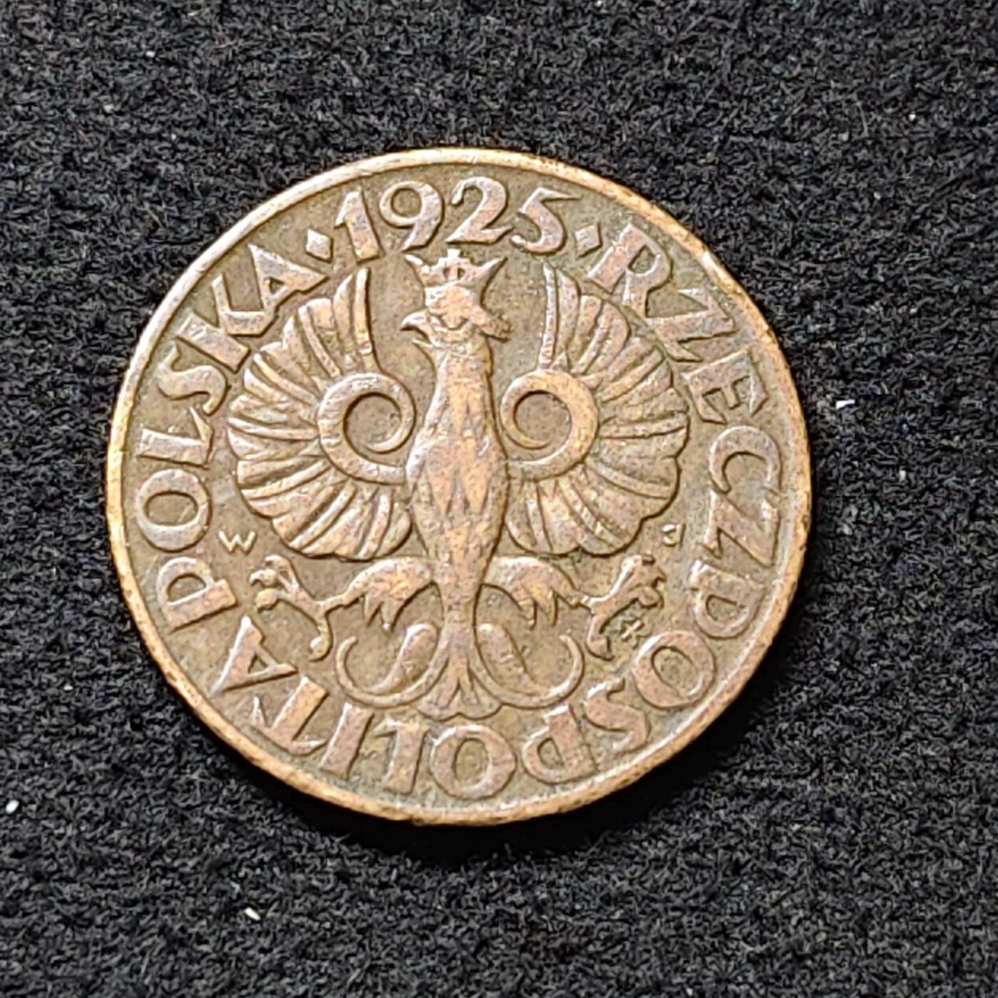 【全场包邮】纯粹捡漏拍474场（免费代拍第11场） 波兰1925分5格罗申