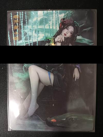 花开卡拍第46期（11月9号周日截拍，品控勿拍!!!拍品不寄存，运费5元，自制卡难免瑕疵，可能存在轻微撞角爆边等出厂瑕疵，品控介意勿拍！） - 卡将卡牌 异仙传 小青特藏卡