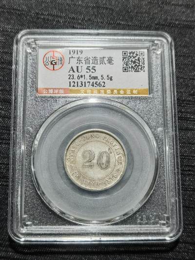 天下钱庄专场欢迎参拍 - 广东两毫银币