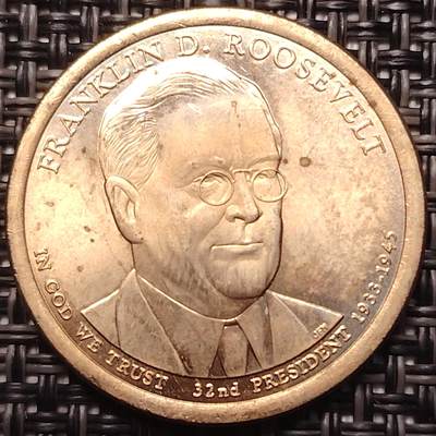 布加迪🐬～世界钱币(上海)🌾第 258 期 /  各国套币和散币 - 美国🇺🇸总统币 第32任 富兰克林·罗斯福(1933-1945)