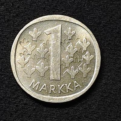 【全场包邮】纯粹捡漏拍474场（免费代拍第11场） - 芬兰1965年1马克银币