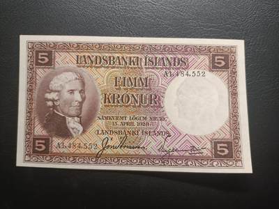 2025十一月第二期，总第200期 - 冰岛1928版5克朗UNC首冠A，棕色初版，探险家埃里克松和老国会大楼