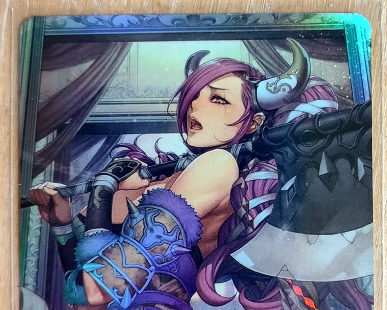 龙虎卡牌第六二场 百里霸场 （无佣金，周六结拍，欢迎送拍） 彩闪 三国群雄卡牌 小田田 束缚锁链