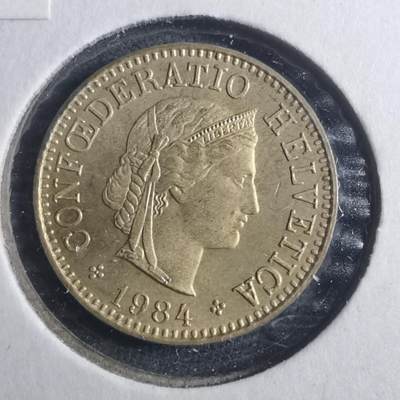 沼泽如烟--第893场 - 瑞士1984年五分