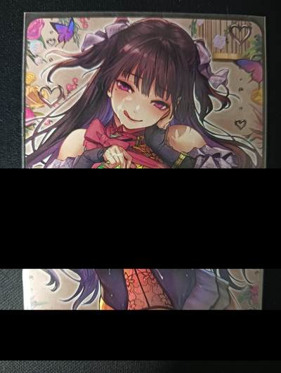 花开卡拍第46期（11月9号周日截拍，品控勿拍!!!拍品不寄存，运费5元，自制卡难免瑕疵，可能存在轻微撞角爆边等出厂瑕疵，品控介意勿拍！） - 疾风卡牌 安里依子 彩闪 艺术版