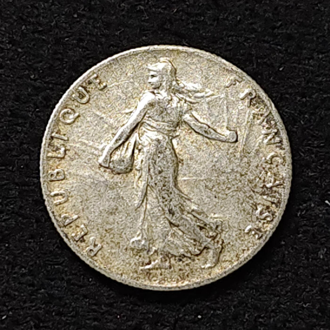 【全场包邮】纯粹捡漏拍474场（免费代拍第11场） 法国1912年播种女神50分银币