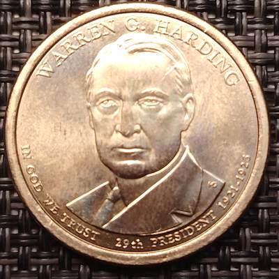 布加迪🐬～世界钱币(上海)🌾第 258 期 /  各国套币和散币 - 美国🇺🇸总统币 第29任 沃伦·G·哈丁(1921-1923)