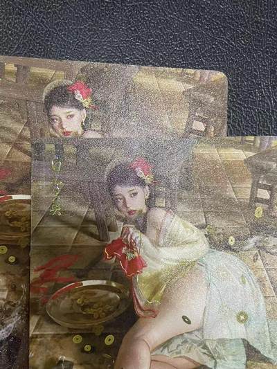 寸草不生拍卖会 第十三期 （ 持续收拍中） - 燎原卡牌 ST-Brush 老师 刷子老师作品 幻彩双服饰 -白秀英