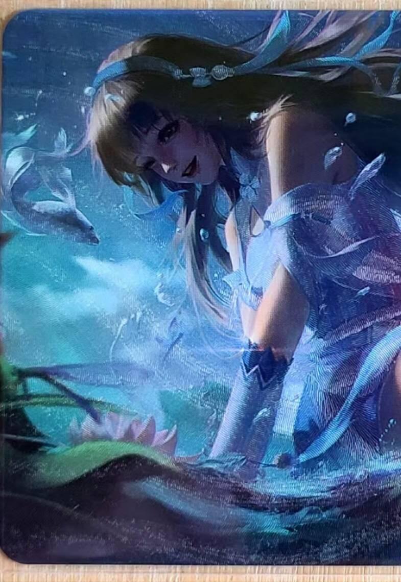 龙虎卡牌第六二场 百里霸场 （无佣金，周六结拍，欢迎送拍） 粗彩闪 宁缺卡牌 西施横版