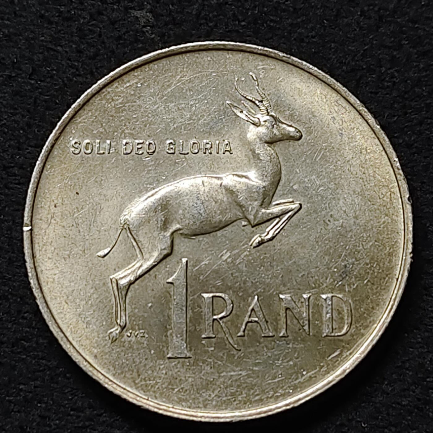 【全场包邮】纯粹捡漏拍475场（免费代拍第12场） 南非1967年1兰特维沃尔德纪念版银币