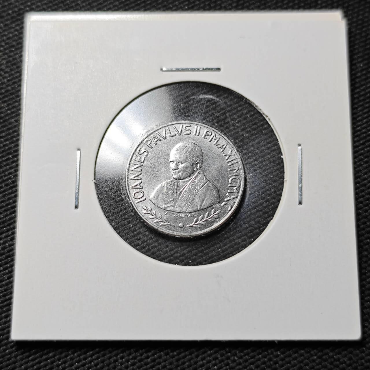 KK钱币收藏小铺  第365场  2月预留时间 周末发货  梵蒂冈100里拉