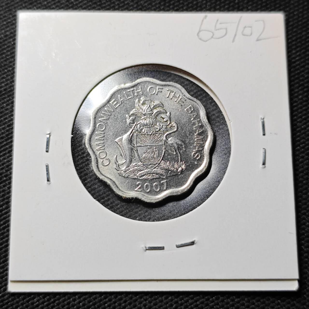 KK钱币收藏小铺  第365场  2月预留时间 周末发货  巴哈马10分