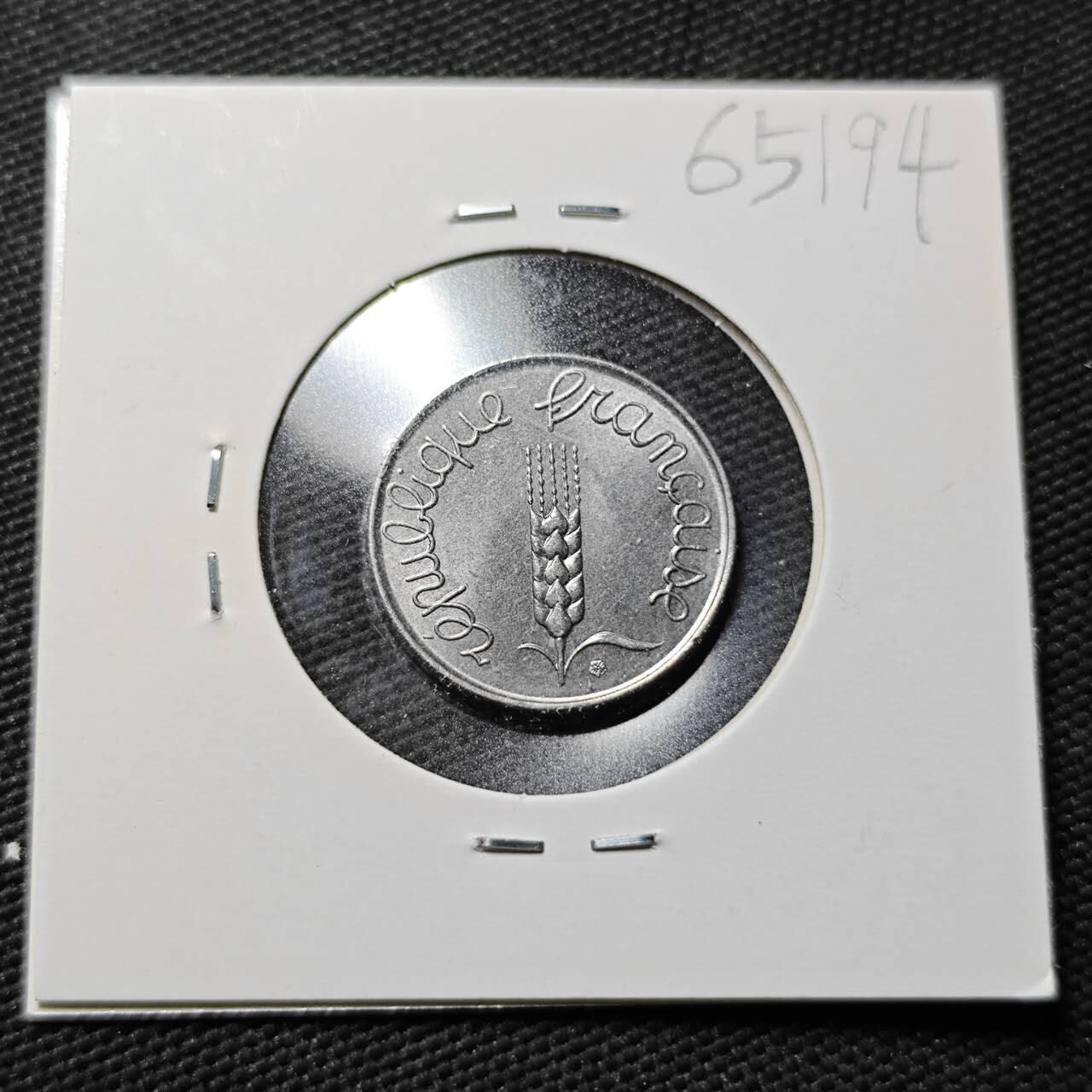 KK钱币收藏小铺  第365场  2月预留时间 周末发货  1963法国5生丁