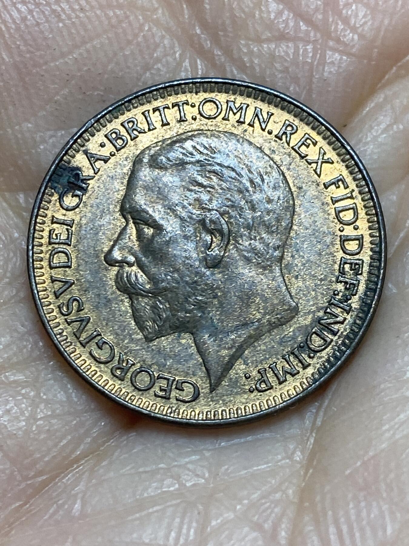 2025年第一百二十五场(总第一百五十一场）外国好品散币(免佣金) 英国🇬🇧1926年1法新(乔治五世第三版，首发年)