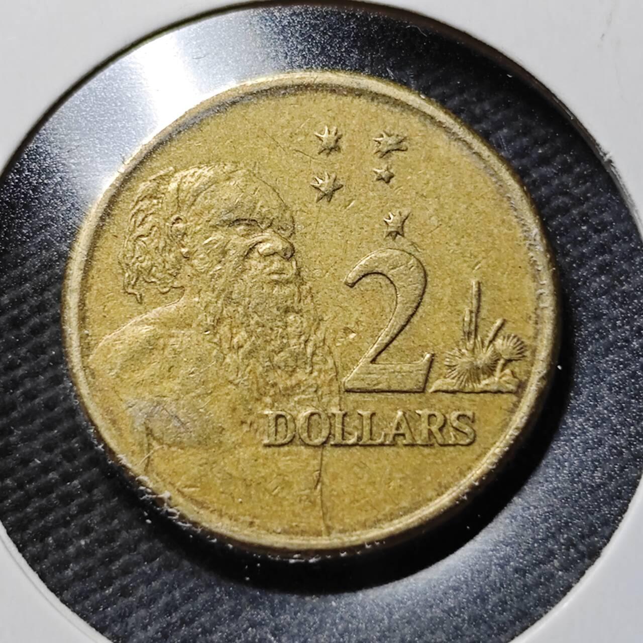 KK钱币收藏小铺  第365场  2月预留时间 周末发货  澳大利亚2元