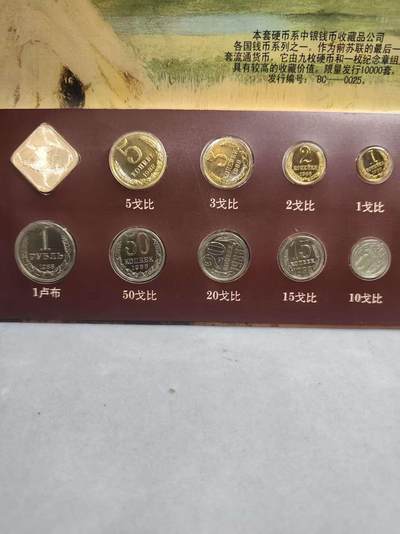 G&W世界散币，银币处理专场（第35场） - 苏联1988年9枚套  2