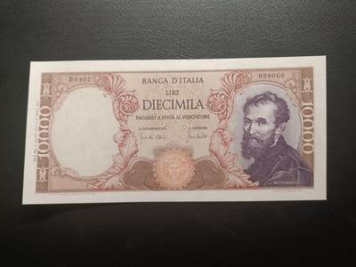 2025十一月第二期，总第200期 - 意大利1970年10000里拉AUNC倒置号无47，米开朗琪罗和威尼斯市政厅