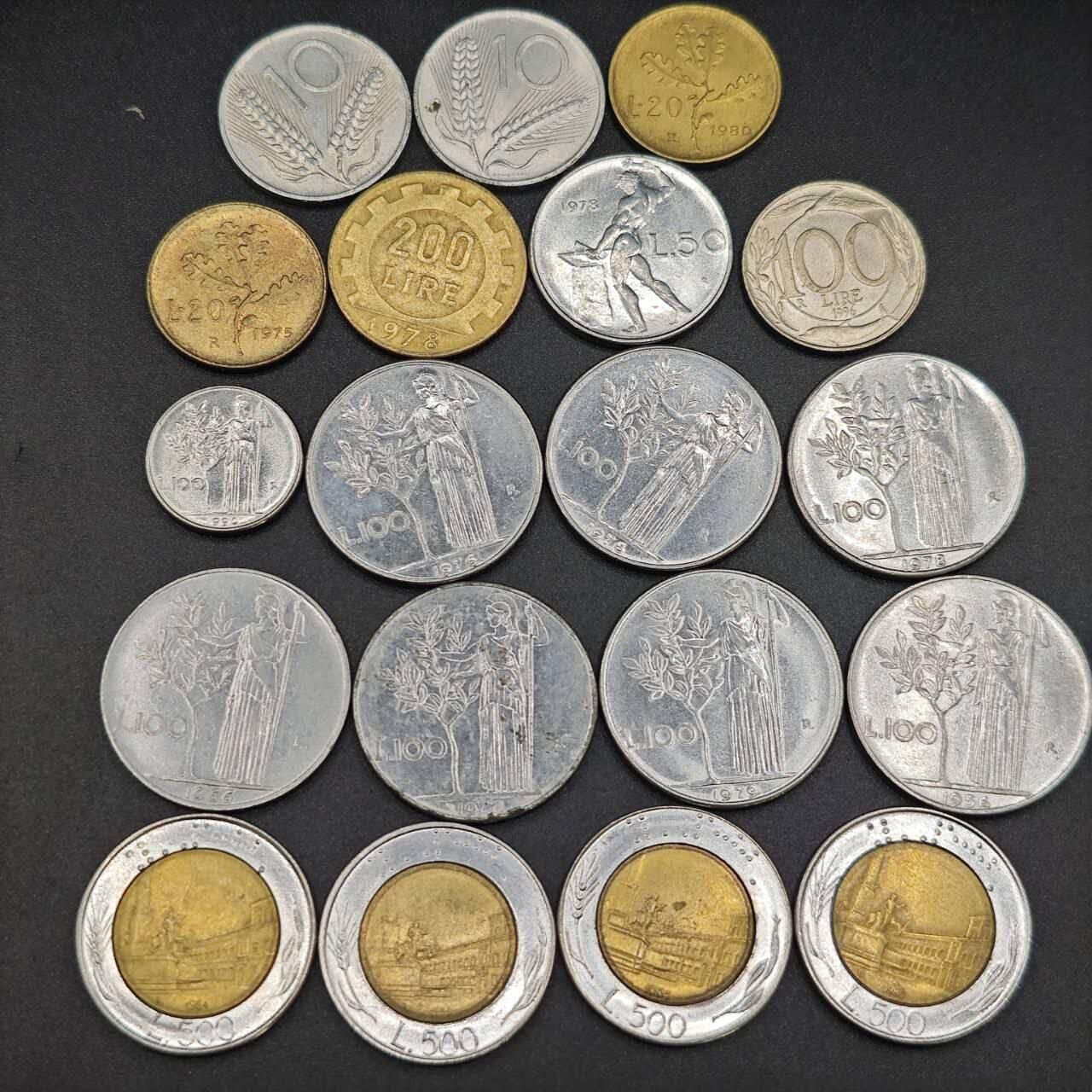 【淘币小摊】实时拍第七百九十拍   散币场   满百包邮可预留二周 每周一统一发货   意大利19枚