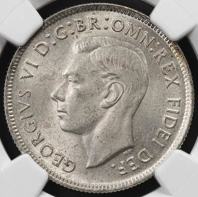 修遠堂世界钱币第九十二期 - NGC MS63 1951年澳大利亚联邦50周年纪念1弗罗林银币