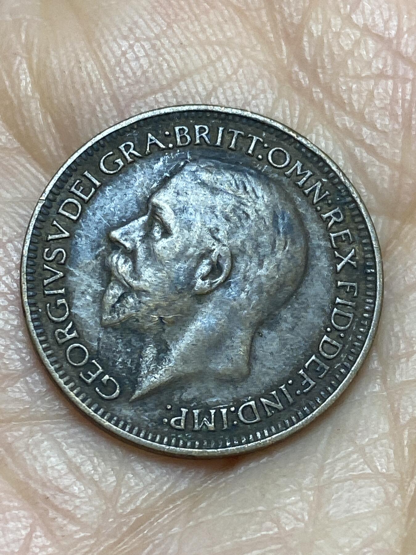 2025年第一百二十五场(总第一百五十一场）外国好品散币(免佣金) 英国🇬🇧1929年1法新(乔治五世第三版)