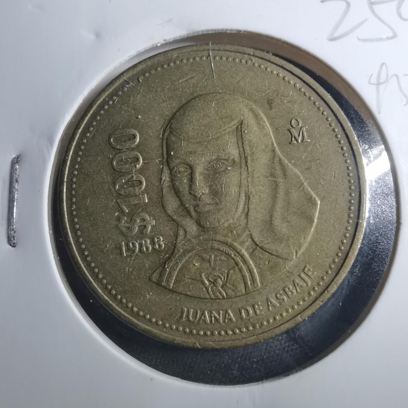 沼泽如烟--第893场 墨西哥1988年1000比索