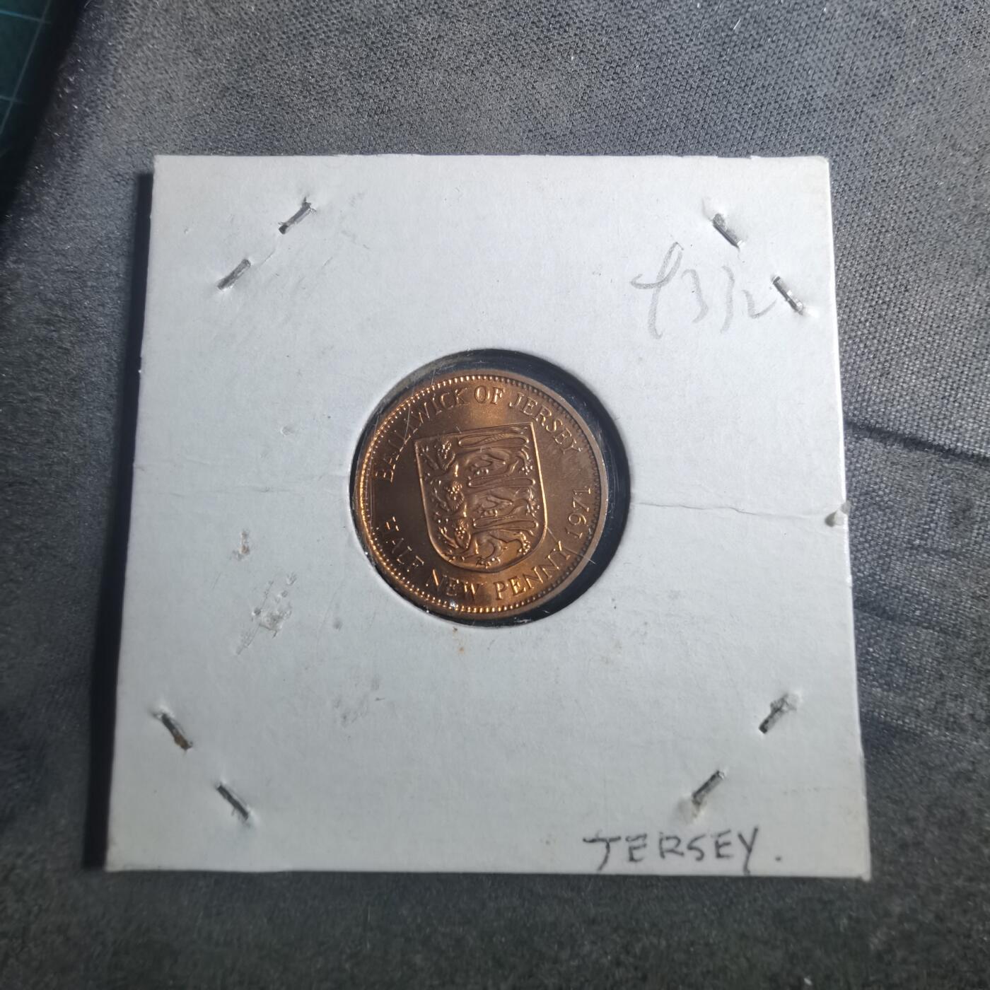 沼泽如烟--第893场 泽西1971年半便士