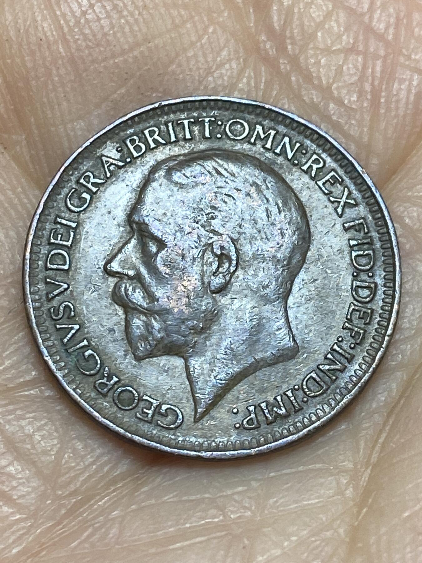 2025年第一百二十五场(总第一百五十一场）外国好品散币(免佣金) 英国🇬🇧1926年1法新(乔治五世第三版，首发年)