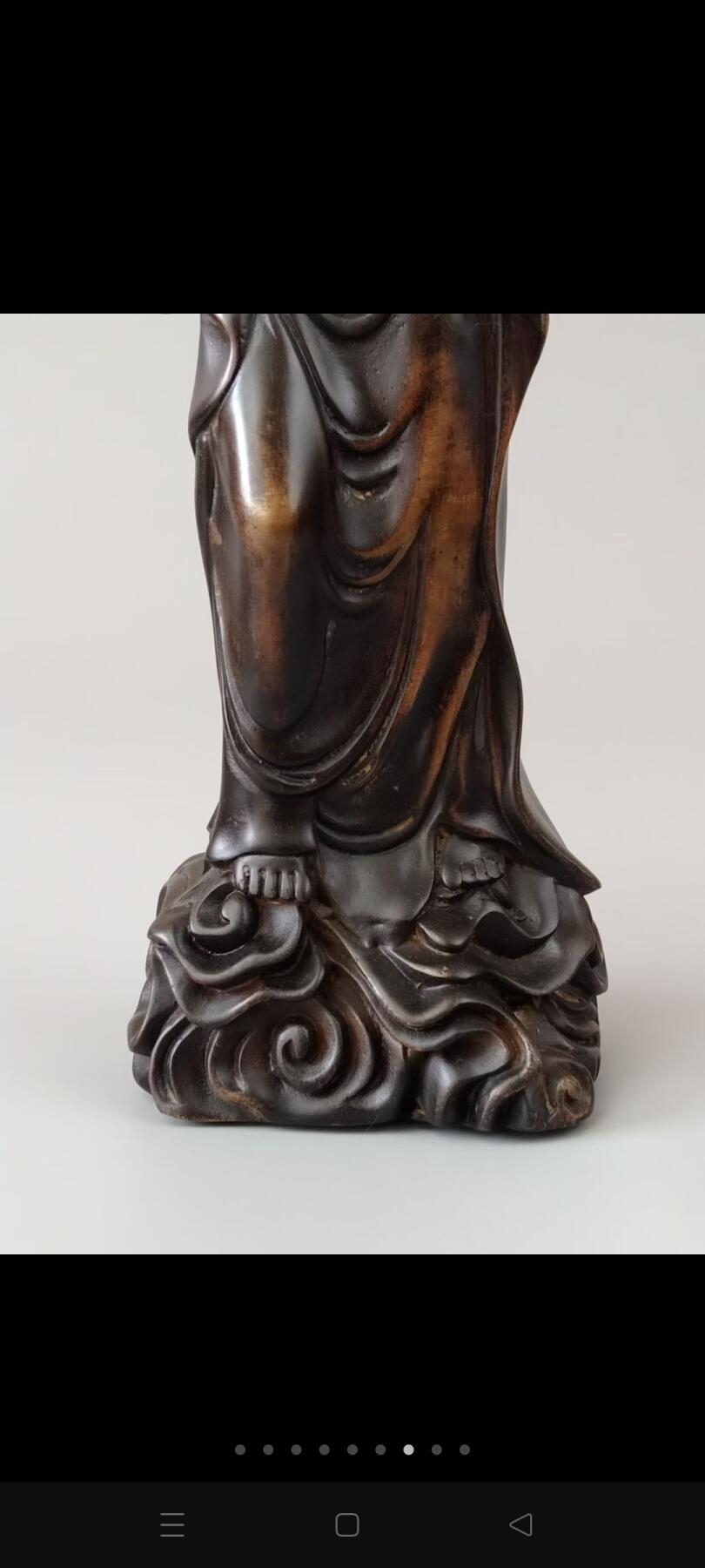 旧藏【地藏王菩萨】铜像，全品完整、尺寸如图！