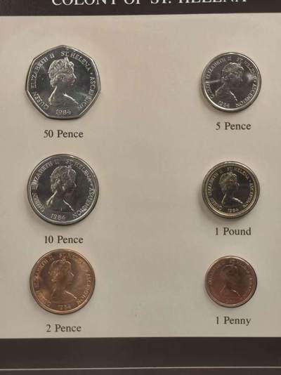 G&W世界散币，银币处理专场（第35场） - 富兰克林-圣赫勒拿6枚套