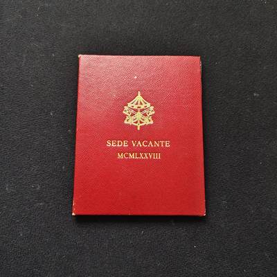 【全场包邮】纯粹捡漏拍475场（免费代拍第12场） - 梵蒂冈1978年（MCMLXXVIII）500里拉宗座从缺官方卡装银币