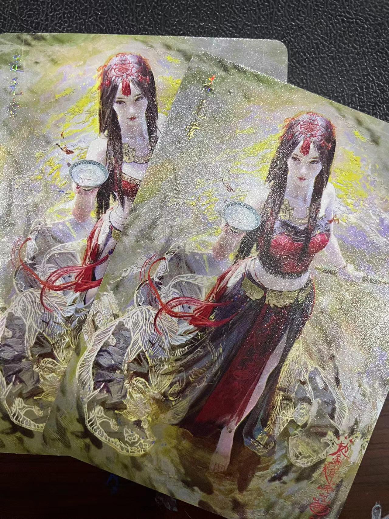 寸草不生拍卖会 第十三期 （ 持续收拍中） 燎原卡牌 ST-Brush 老师 刷子老师作品 普卡双服饰-走无常