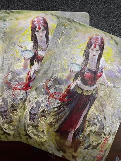 寸草不生拍卖会 第十三期 （ 持续收拍中） - 燎原卡牌 ST-Brush 老师 刷子老师作品 普卡双服饰-走无常