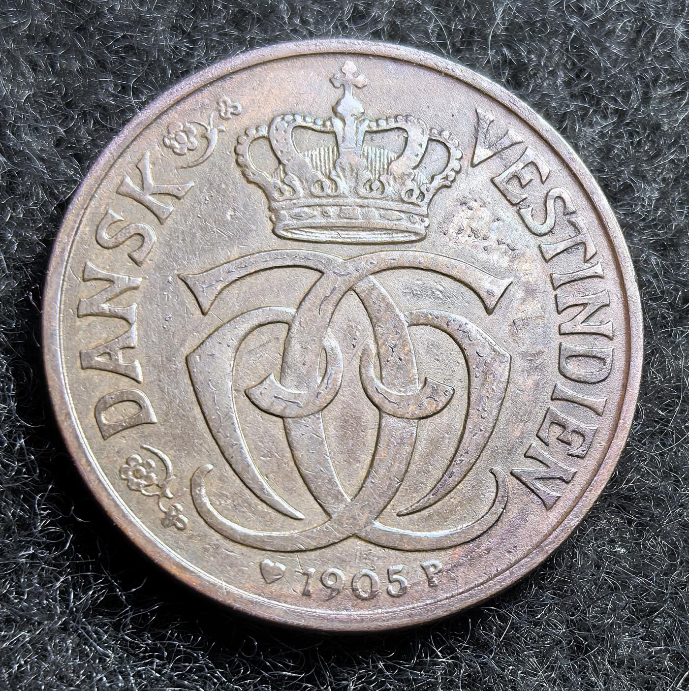 西班牙、丹属西印度、法属殖民地、乌拉圭银币古铜币，周五晚上九点倒数截拍，满百包邮，可寄存半年，喜欢朋友微信扫描二维码可直接参拍 丹属西印度1905年1分，km75