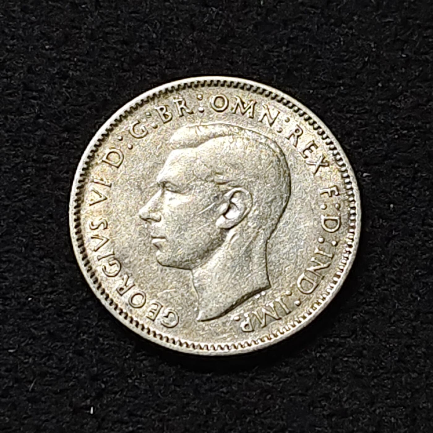 【全场包邮】纯粹捡漏拍474场（免费代拍第11场） 澳大利亚1942年乔治六世6便士银币