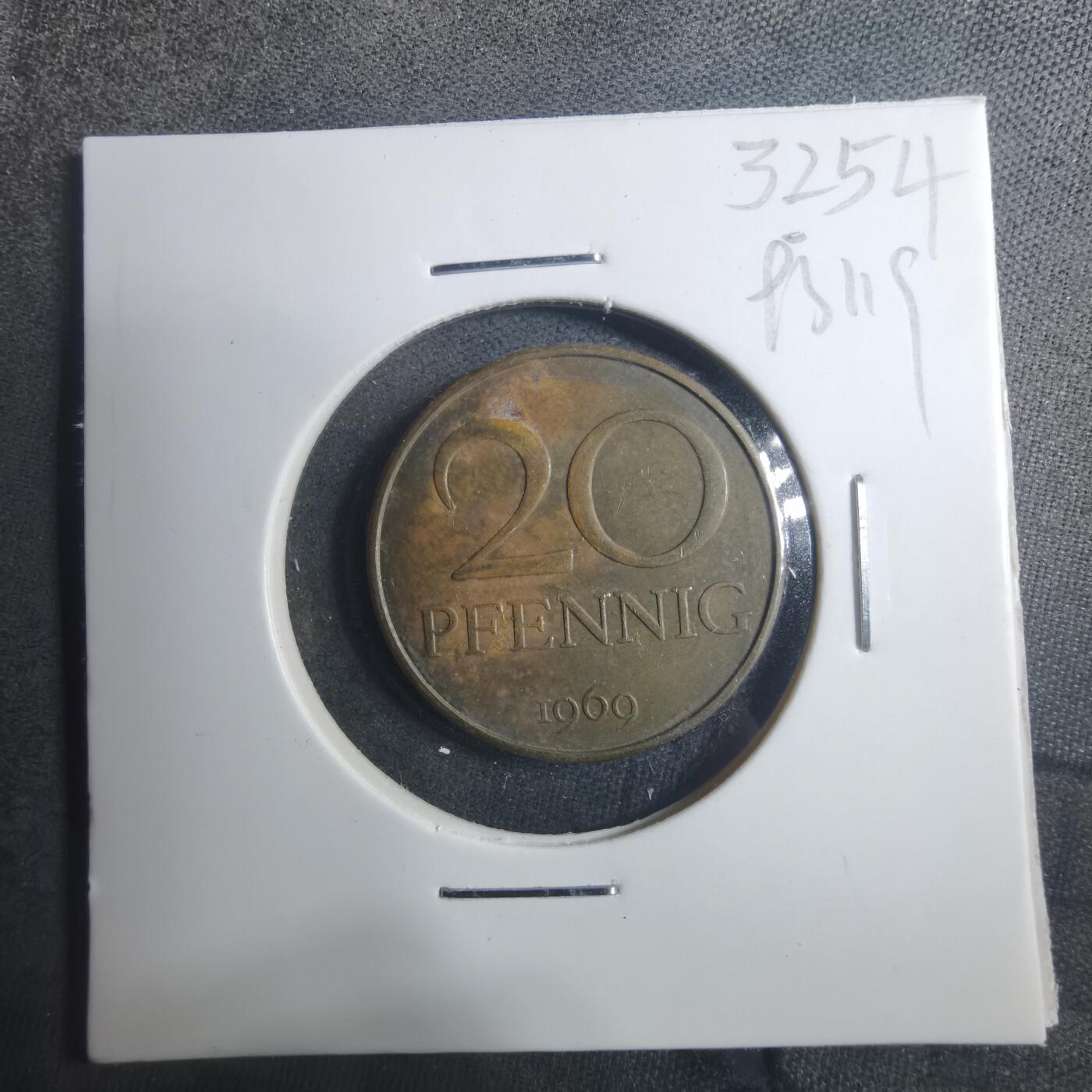 沼泽如烟--第893场 东德1969年20芬尼